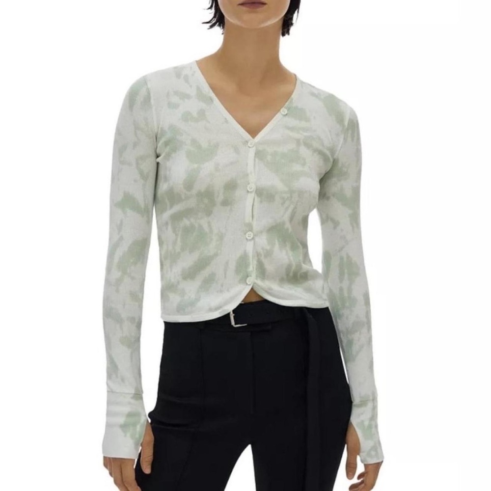 Helmut Lang Cloud Dye Cardigan
